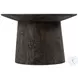 Hattie Antique Walnut Drum Cocktail Table
