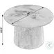 Hattie Antique Walnut Drum Cocktail Table