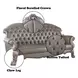 Dresden Gray 96" Sofa with Nailhead Trim