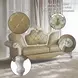 Picardy Butterscotch 93" Sofa with Nailhead Trim