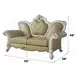 Picardy Butterscotch 70" Loveseat with Pillow and Nailhead Trim