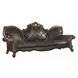 Picardy Brown Oversized 110" Sofa with Nailhead Trim