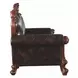 Picardy Brown Oversized 110" Sofa with Nailhead Trim