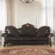 Picardy Brown Oversized 110" Sofa with Nailhead Trim