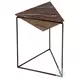 Addis Brown Pyramid Side Table