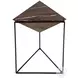Addis Brown Pyramid Side Table