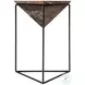 Addis Brown Pyramid Side Table