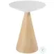 Via Natural Round Side Table