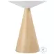 Via Natural Round Side Table