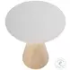 Via Natural Round Side Table