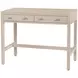 Nora Antique Taupe 40" Rectangular 2 Drawer Writing Desk