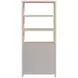 Nora Antique Taupe 32" 3 Tier Etagere Bookcase