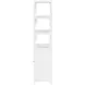 Nora White 32" 3 Tier Etagere Bookcase