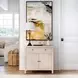 Nora Antique Taupe 31" 1 Drawer 2 Door Accent Storage Cabinet