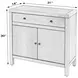 Nora Antique Taupe 31" 1 Drawer 2 Door Accent Storage Cabinet