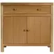 Nora Natural 31" 1 Drawer 2 Door Accent Storage Cabinet