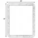 Cora Light Burl Rectangular Wall Mirror