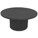 Reba Black Round Cocktail Table