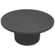 Reba Black Round Cocktail Table