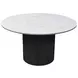 Reba Black Quartz Top Round Dining Table