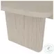 Reba Natural White Wash Extendable Dining Table