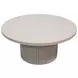 Reba Natural White Wash Round Cocktail Table
