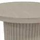 Reba Natural White Wash Round End Table