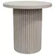Reba Natural White Wash Round Occassional Table Set