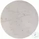 Elio White and Black Round Side Table