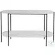 Renaldo White 2 Tier Console Table