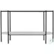 Renaldo White 2 Tier Console Table