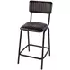 Waylon Black and Brown 32" Barstool
