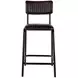 Waylon Black and Brown 32" Barstool
