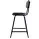 Waylon Black and Brown 32" Barstool