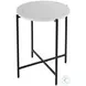 Mirabell Mother Of Pearl Round Marble Side Table