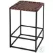 Lowell Brown Leather Counter Height Stool