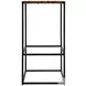 Lowell Brown Leather Bar Stool