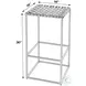 Lowell Brown Leather Bar Stool