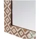 Verona Brown And Tan Wall Mirror