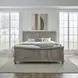 Rustic Traditions Saddle Tan King Sleigh Bed
