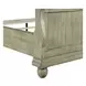 Rustic Traditions Saddle Tan Queen Sleigh Bed