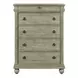 Rustic Traditions Saddle Tan 5 Drawer Chest