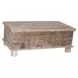 Reclaimed Brown Rectangular Coffee Table