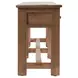 Ezra Natural Rectangular Console Table with 6 Drawer