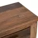 Ezra Natural Rectangular Console Table with 3 Drawer