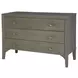 Rockport Warm Gray 3 Drawer Dresser