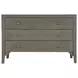 Rockport Warm Gray 3 Drawer Dresser
