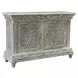 Beth Seaside Blue 2 Door Accent Cabinet