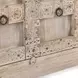Alta Antique White 4 Door Accent Cabinet