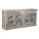 Alta Antique White 4 Door Accent Cabinet